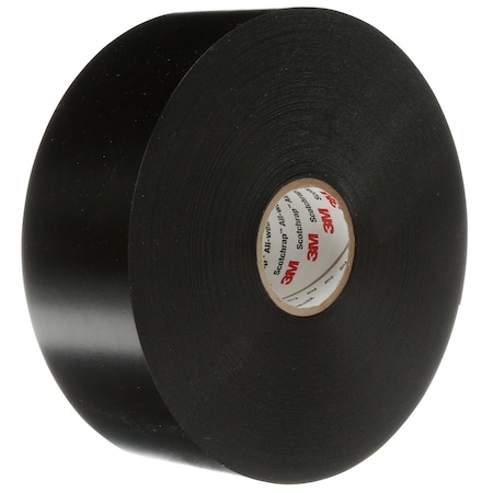 Scotchrap Vinyl Corrosion Protection Tape 51, 2 In X 100 Ft, Unprinted, Black